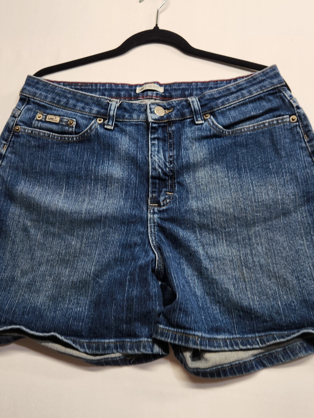 ⭐️Lee Mid Rise Denim Shorts Classic Streetwear Blue Jean